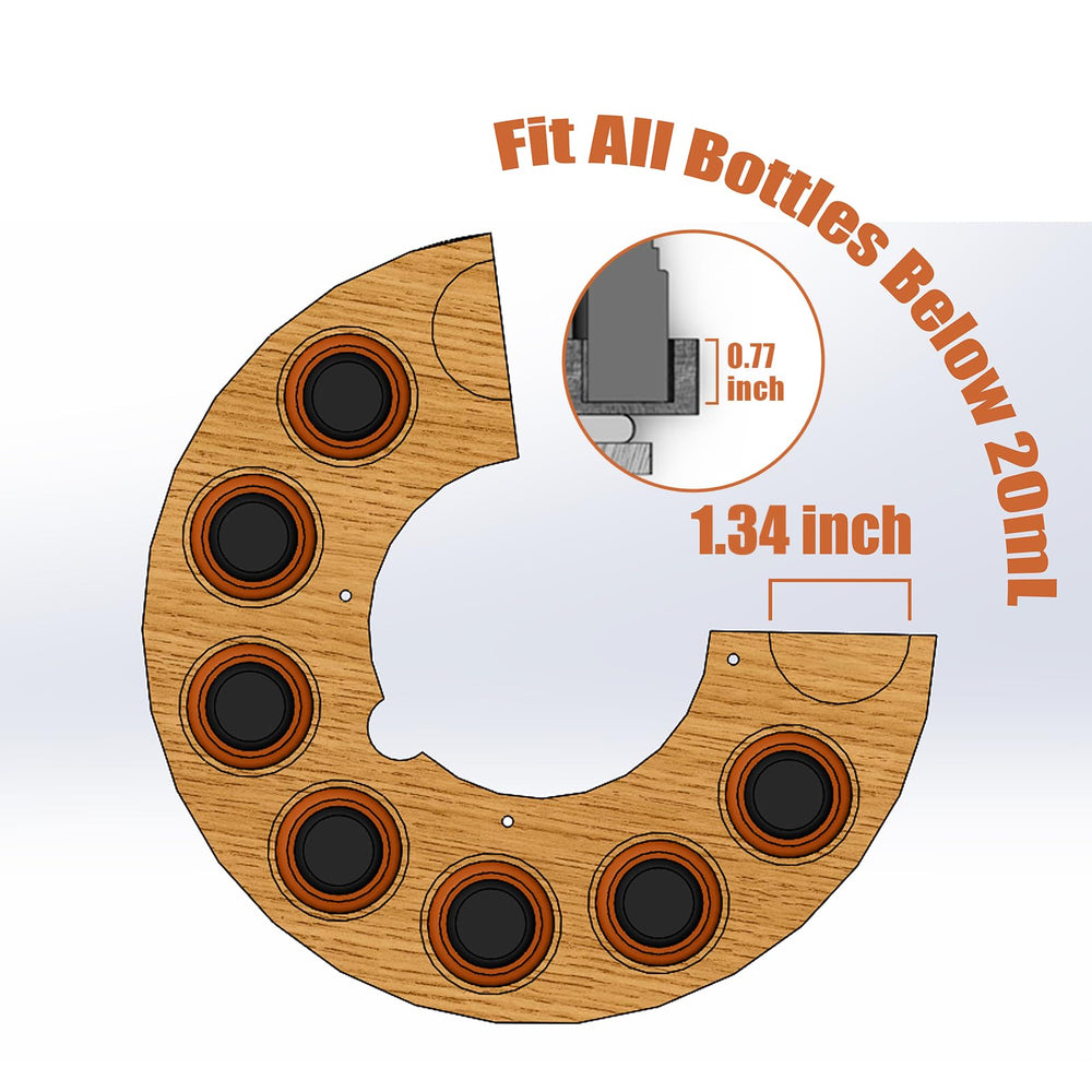 TJ.MOREE Bamboo Diffuser Holder Carousel gift-ready packaging ideal for gifts.