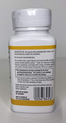 Label close-up of TJ's probiotic highlighting potency for everyday wellness