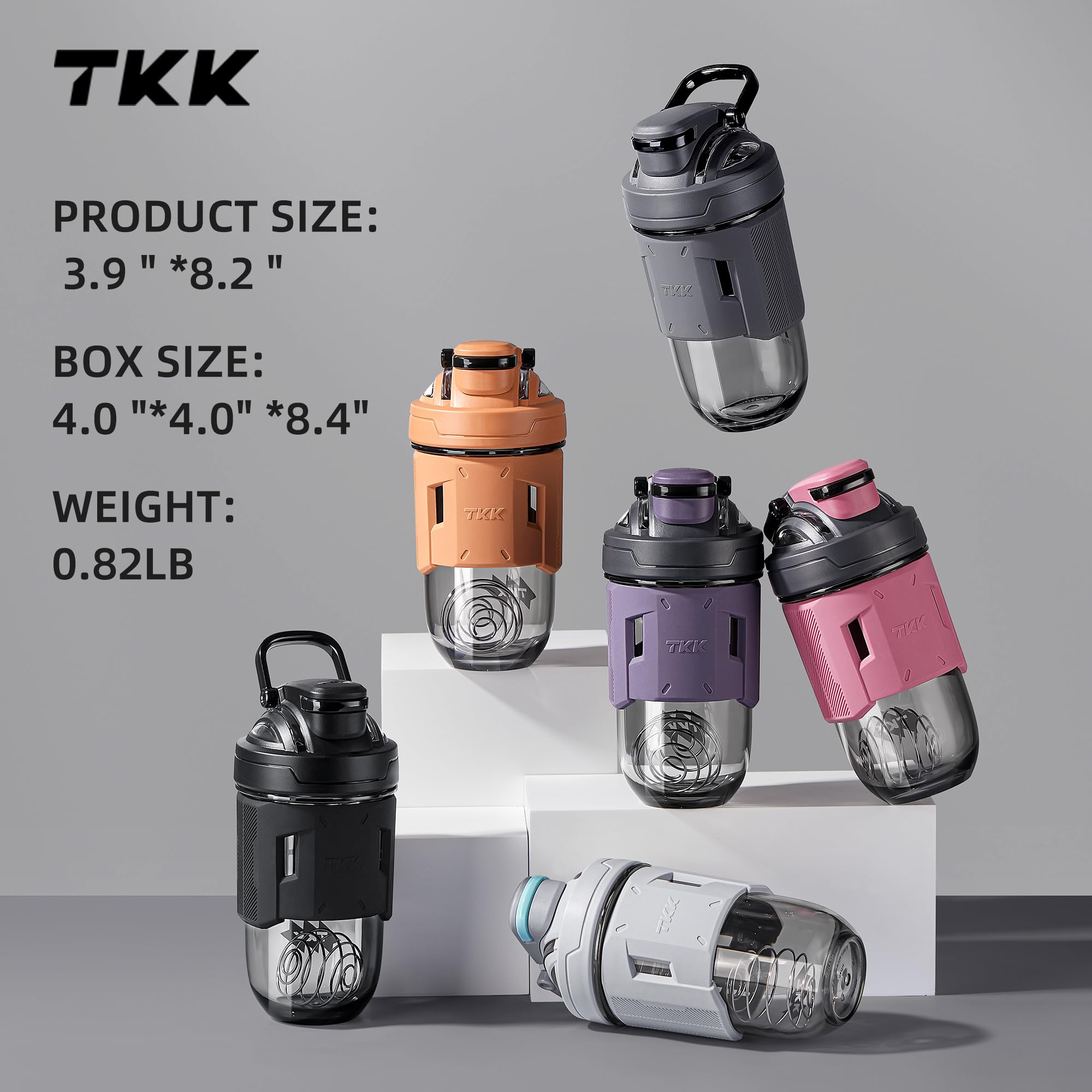 TKK Blender Shaker 24oz durable Tritan plastic and BPA-free construction.