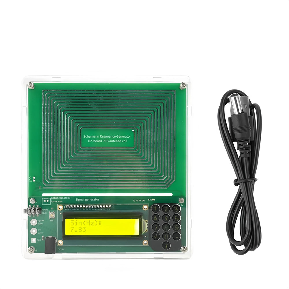 TKXEC control panel showing adjustable frequency for personalized sessions