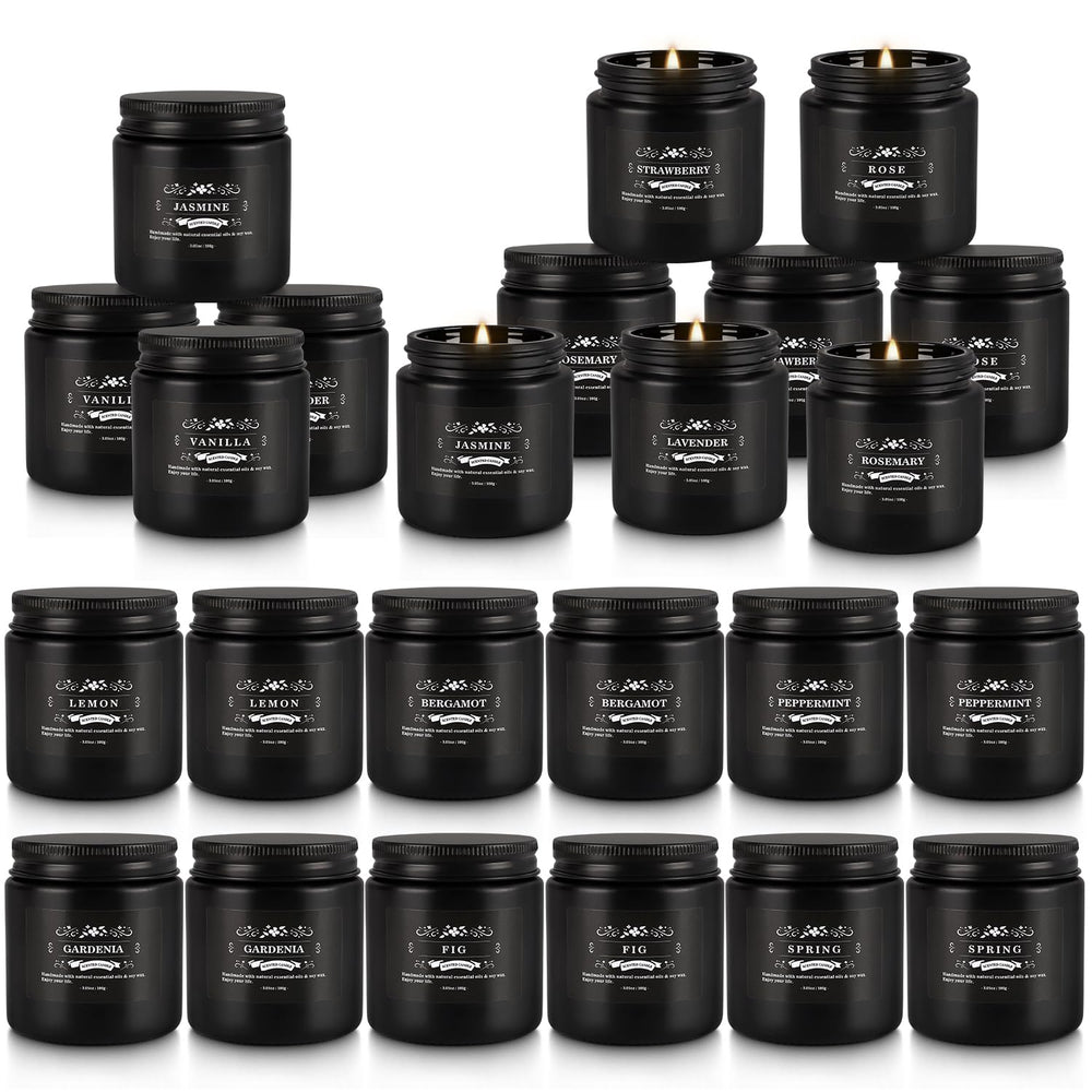 TLNFHRPI soy wax candles close-up, clean burn and long-lasting scent for relaxed evenings.