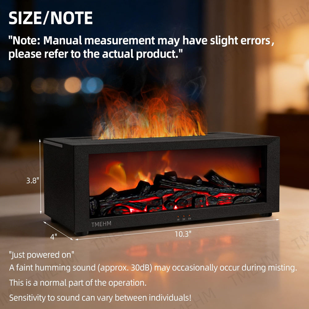 TMEHM diffuser emitting fine mist for even humidification and aroma diffusion