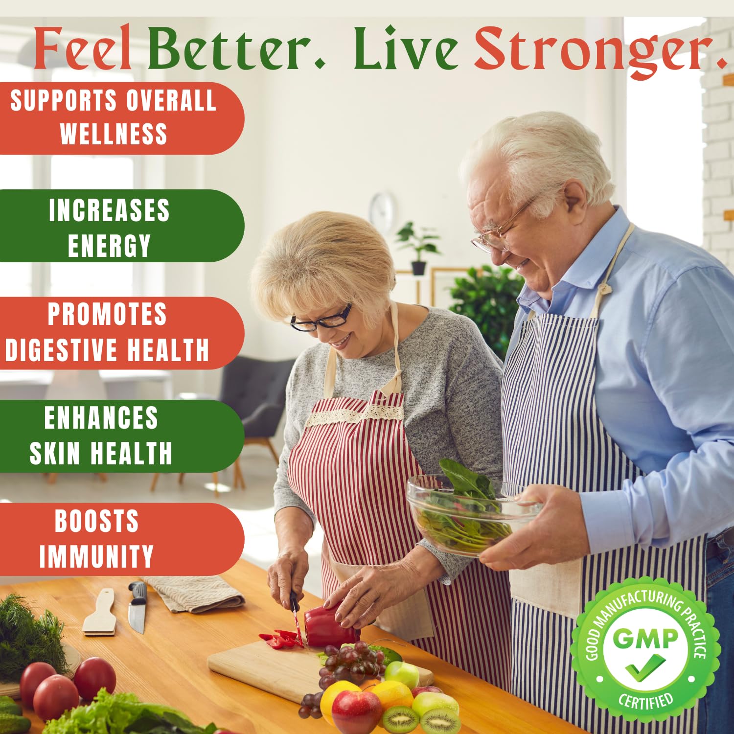 TM NATURALS capsules close up for easy daily intake