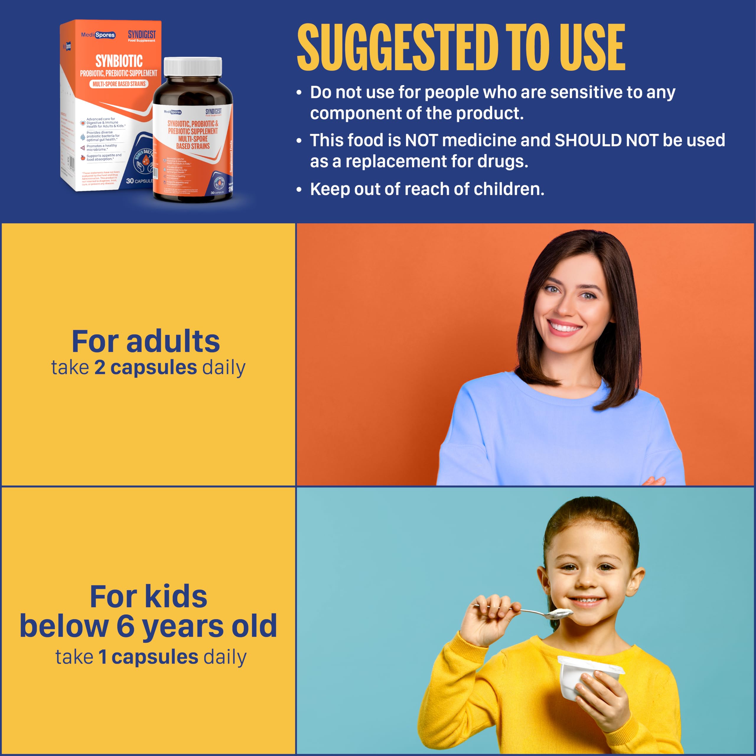 TMA Medispores Syndigest shelf life label shows 24 months, a travel companion.