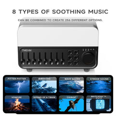 TMEHM 4-in-1 diffuser with LED night light cycling colors