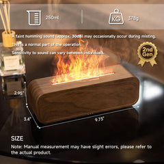 TMEHM seven-color flame light cycle enhances mood and focus