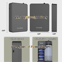 TN HOM diffuser wireless battery power demonstrates portable use without wires.