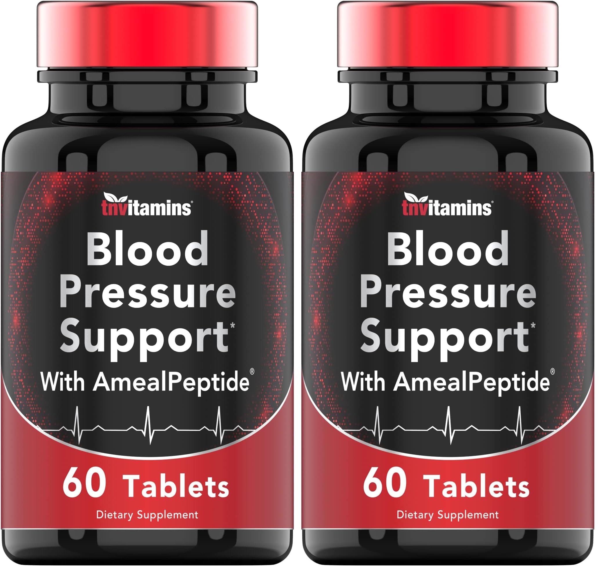 TNVitamins Blood Pressure Support bottle for daily use.