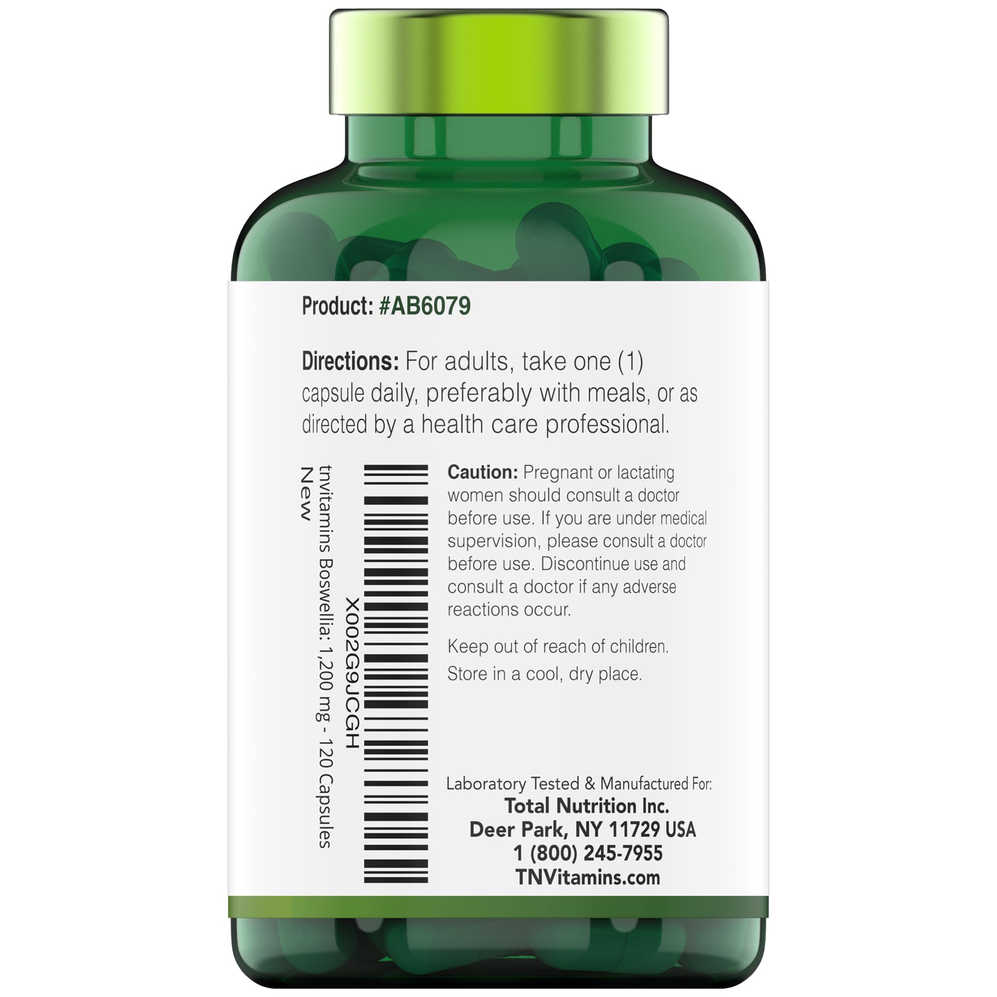 tnvitamins Boswellia capsules ready for daily mobility and activity