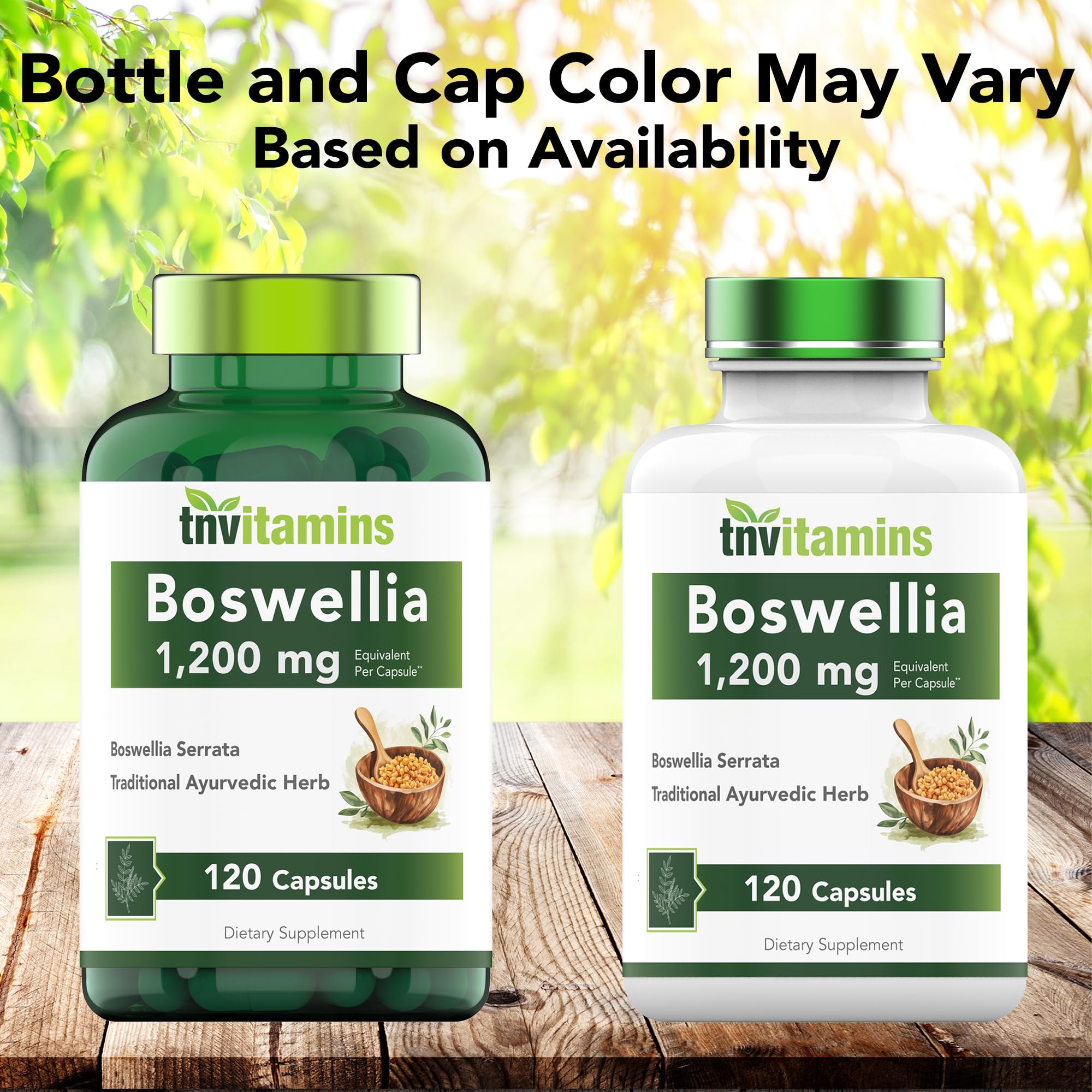 tnvitamins Boswellia capsules manufactured and lab-tested in the USA
