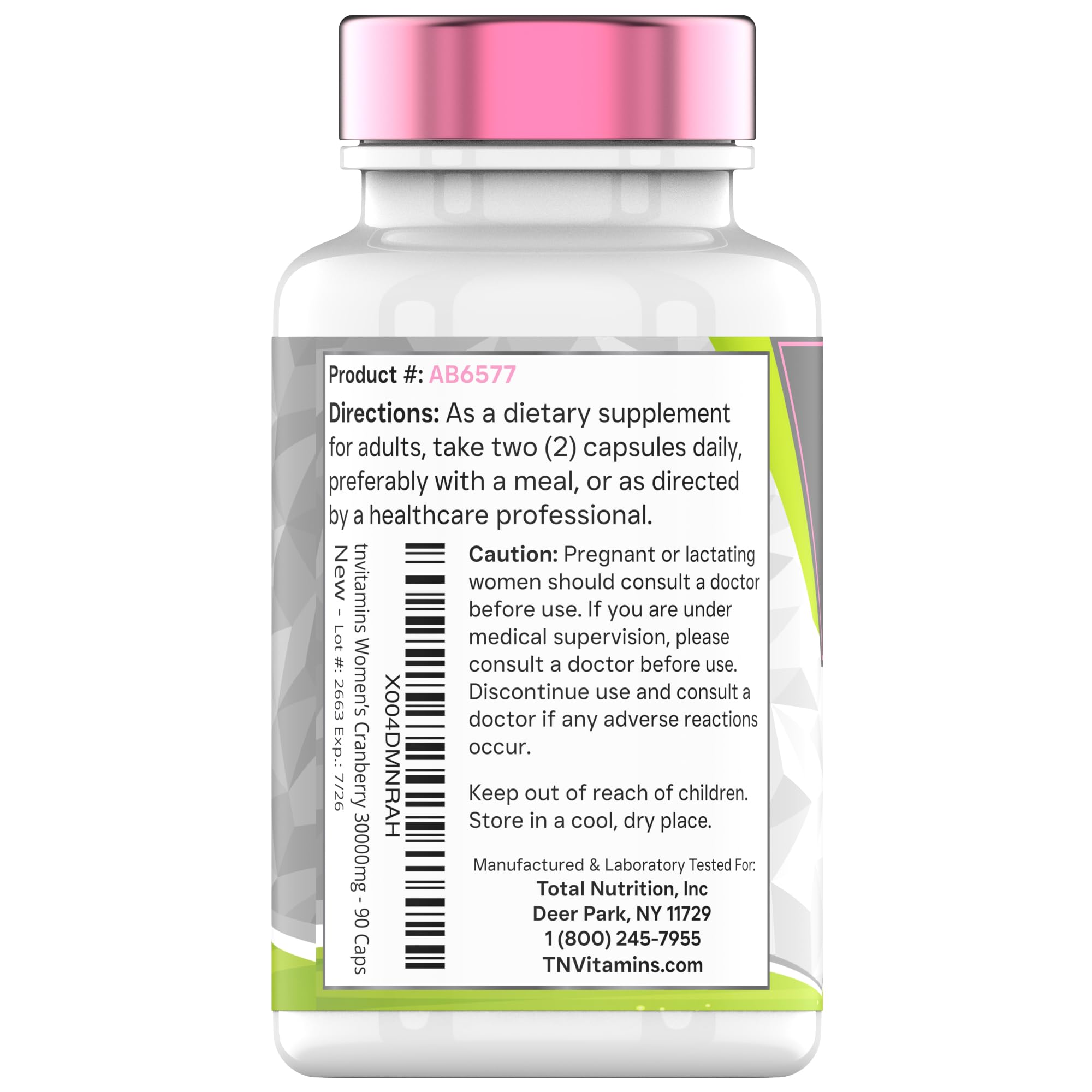 tnvitamins cranberry pills for women on the go highlight portability