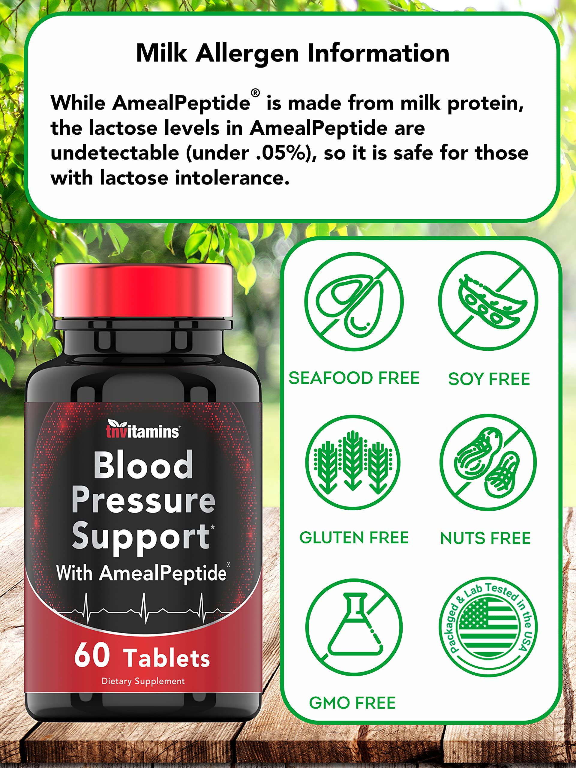 TNVitamins tablet close-up emphasizing easy daily dosing.