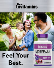 tnvitamins Echinacea label confirms USA-made quality.