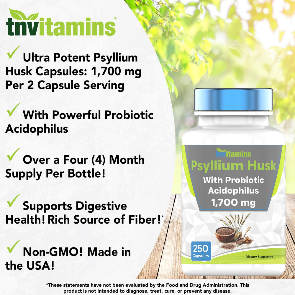tnvitamins probiotic acidophilus bottle highlights gut-friendly probiotic formula.