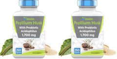 tnvitamins psyllium husk capsules bottle for fiber support and digestion.