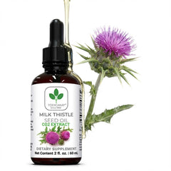 TODICAMP Milk Thistle Seed Oil Extract bottle with pure formula for daily use.