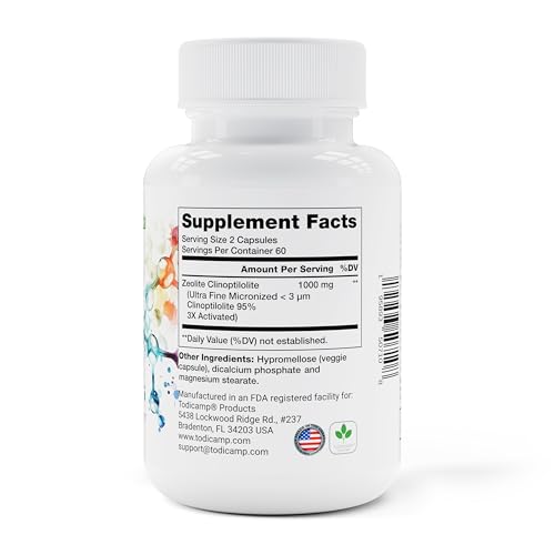 TODICAMP Zeolite Detox Sorbolit ultra-fine powder closeup for easy mixing.
