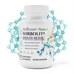 TODICAMP Zeolite Detox Sorbolit packaging ready for daily detox routines.
