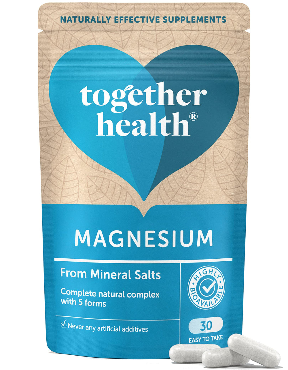 Together Health Marine Magnesium bottle front showing daily wellness use