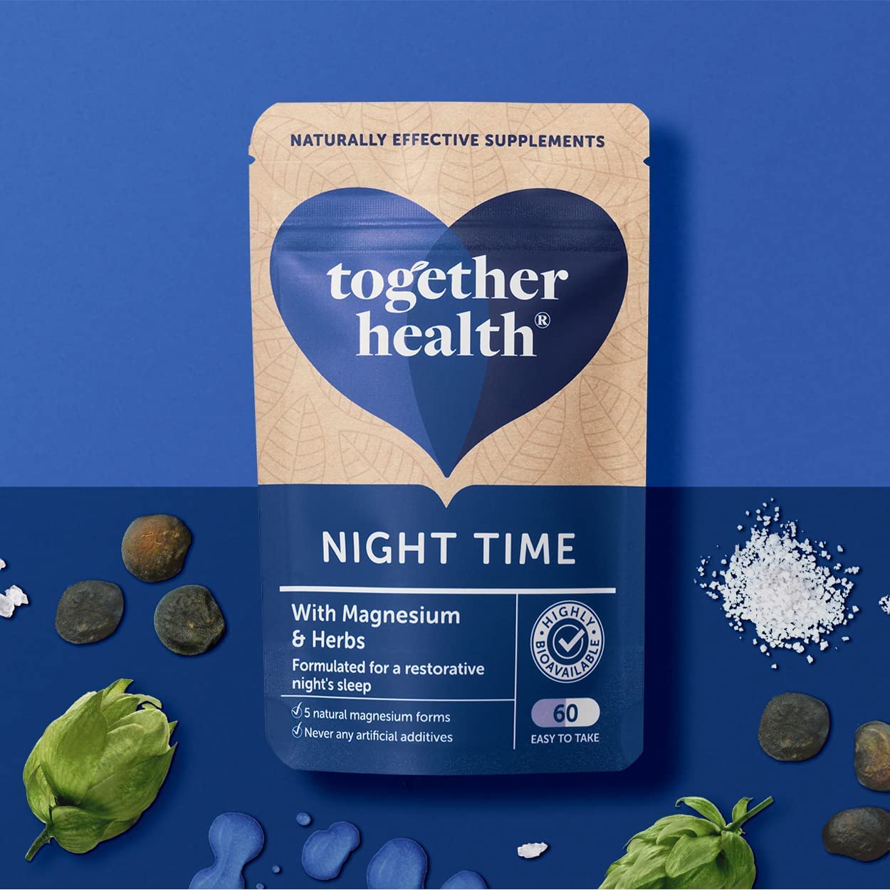 Together OceanPure Griffonia 5-HTP ingredient supports nighttime calm and rest