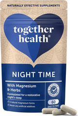 Together OceanPure Night Time Magnesium bottle ready for a peaceful night’s rest