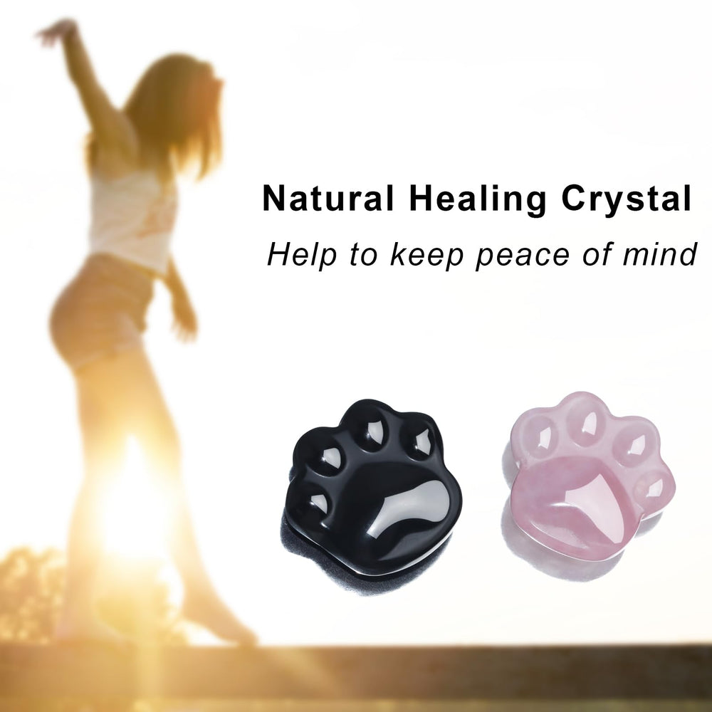 Togous black obsidian handheld relaxation stone comfortable to hold.