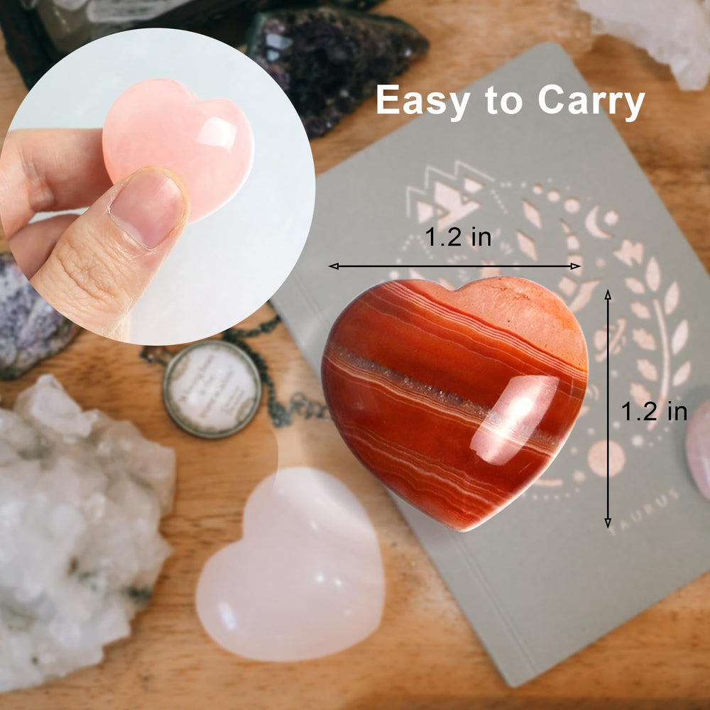 Togous opal heart stone inspires creativity and fresh ideas.