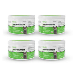Tomlyn immune support daily L-Lysine powder bottle boosts feline wellness at meals.