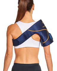 Tommie Copper compact unisex design fits shoulder comfortably during sessions.