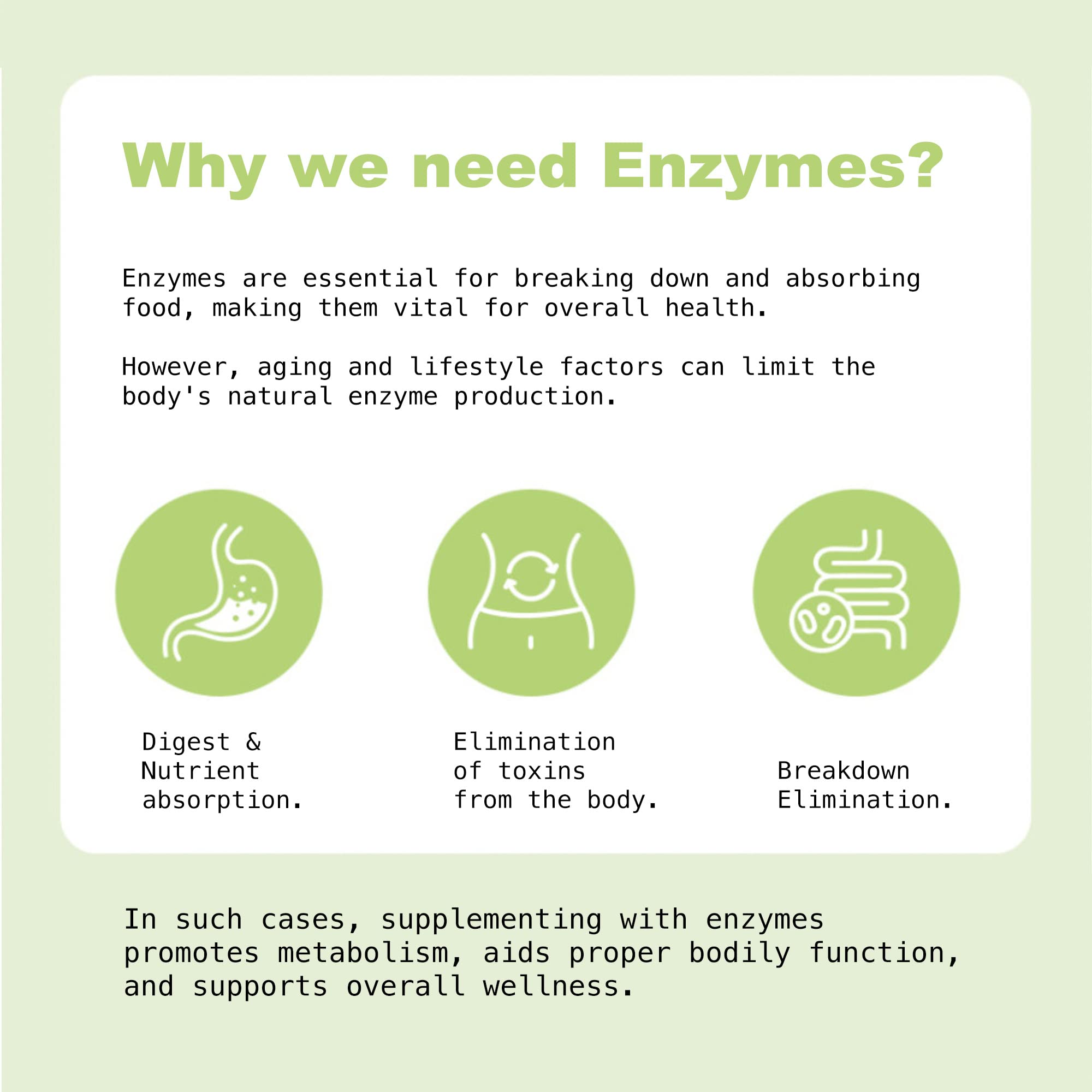 Tomnada O! MY ENZYME label beta-carotene highlights antioxidant-rich ingredients