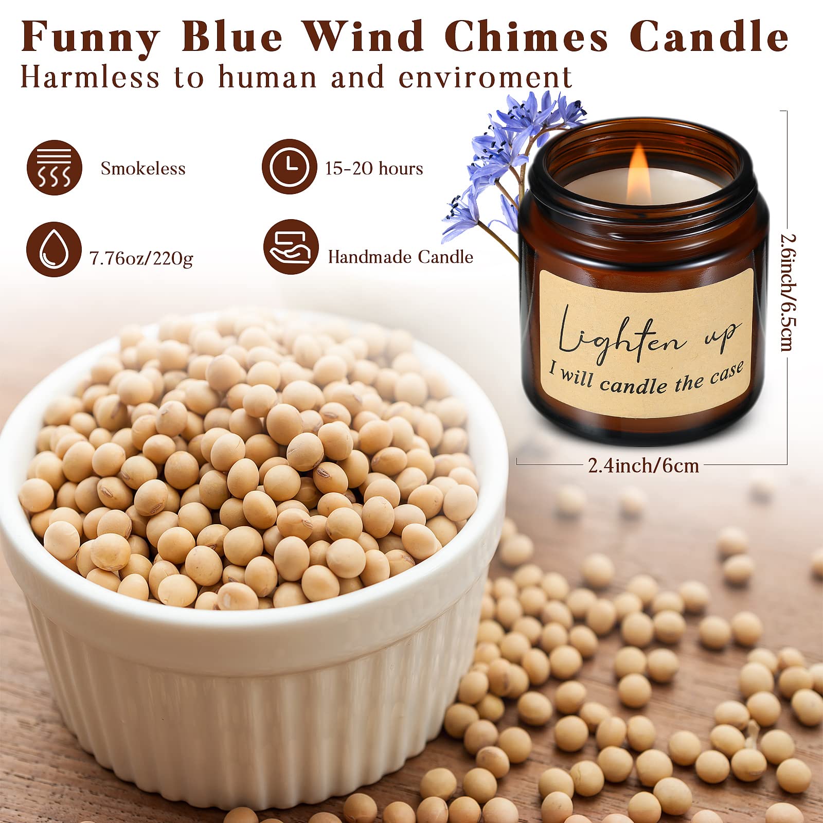 Tondiamo lawyer candle pack two styles adds elegant desk decor.