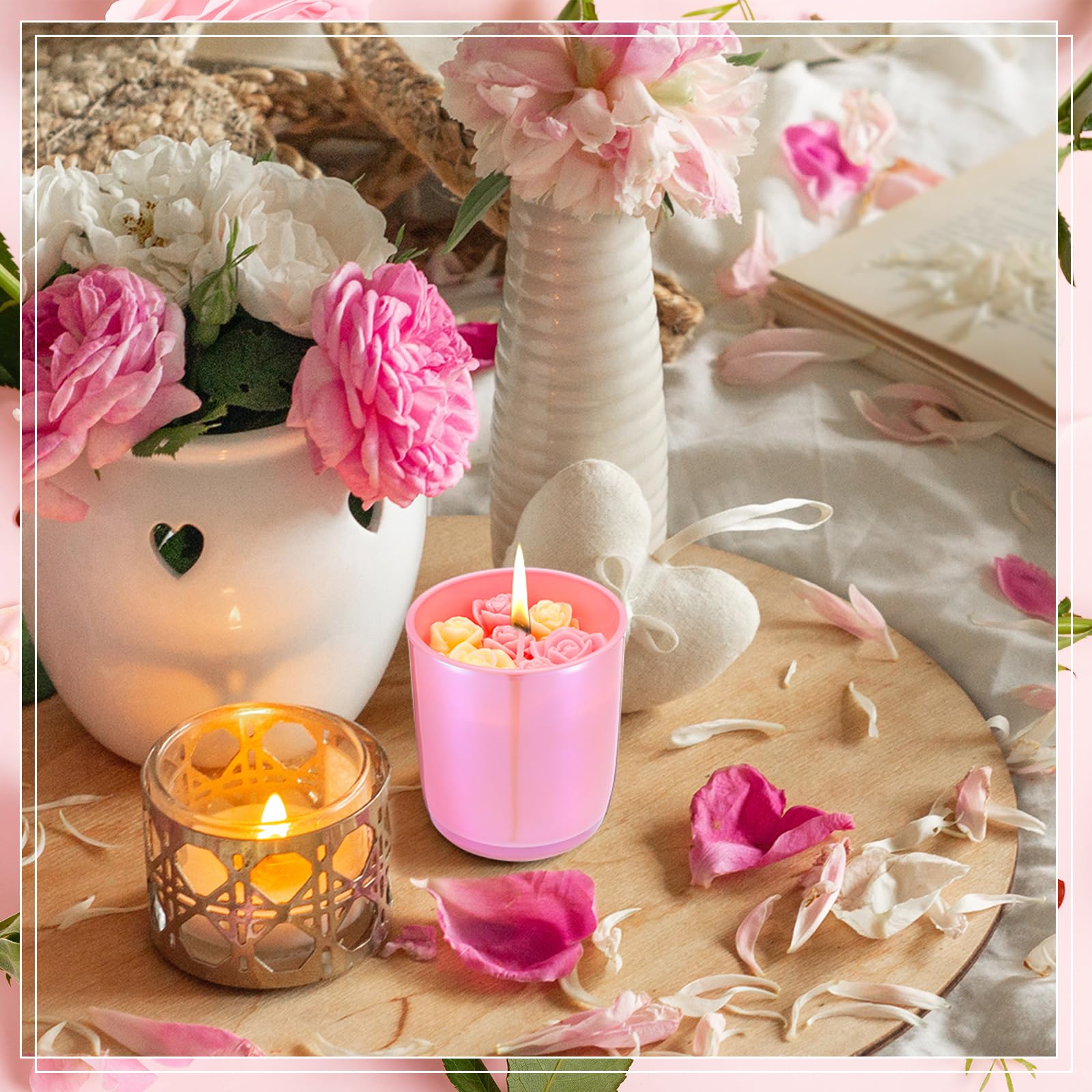 Tondiamo romantic candle gift enhances Mother's Day or anniversaries.