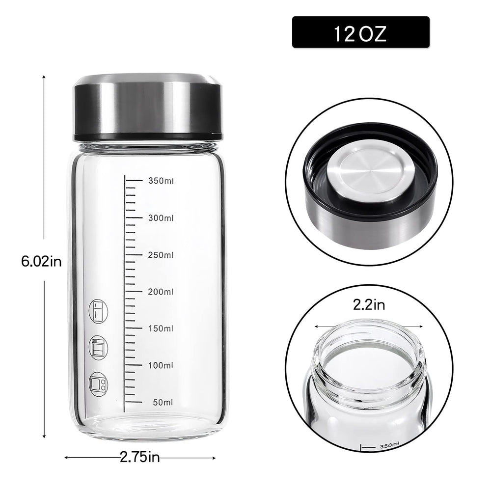 Tongrang-Life glass bottle with sleeve, durable grip for gym or commute.