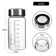 Tongrang-Life glass bottle with sleeve, durable grip for gym or commute.