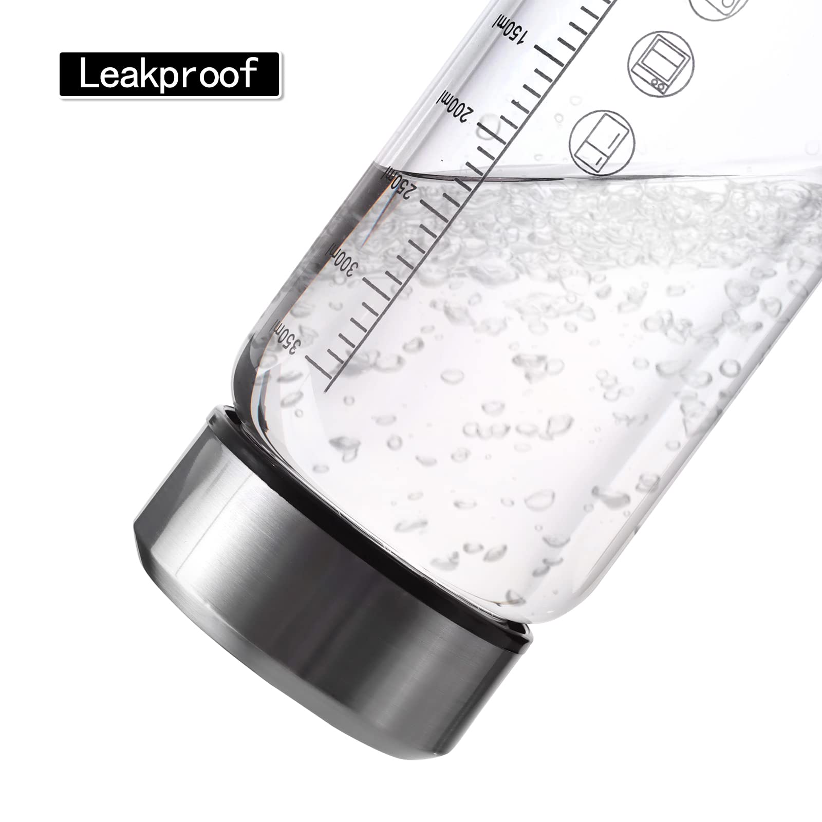Tongrang-Life wide-mouth glass bottle, easy to clean and add fruits.
