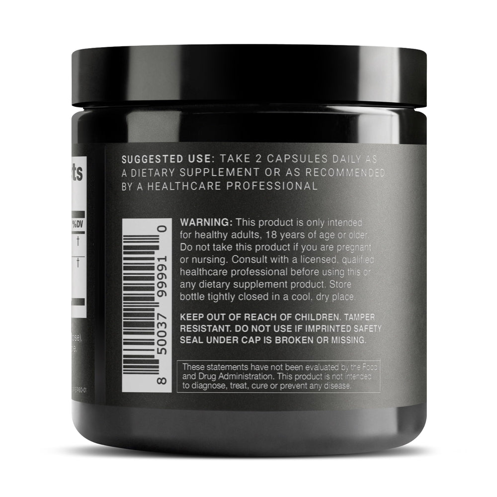 Toniiq 22mg spermidine tri-hydrochloride label close-up