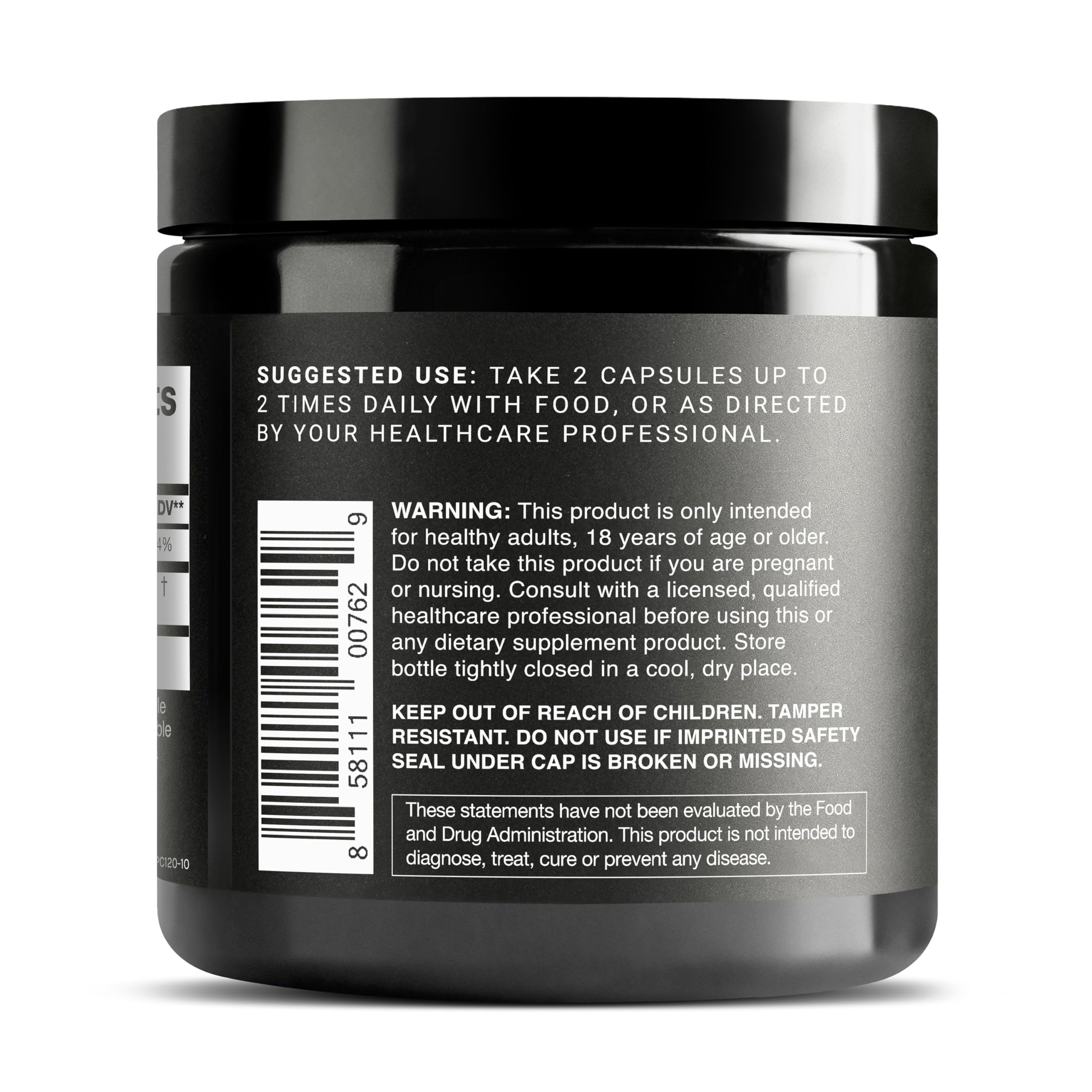 Toniiq Alpha GPC 90-plus purity label indicating high purity