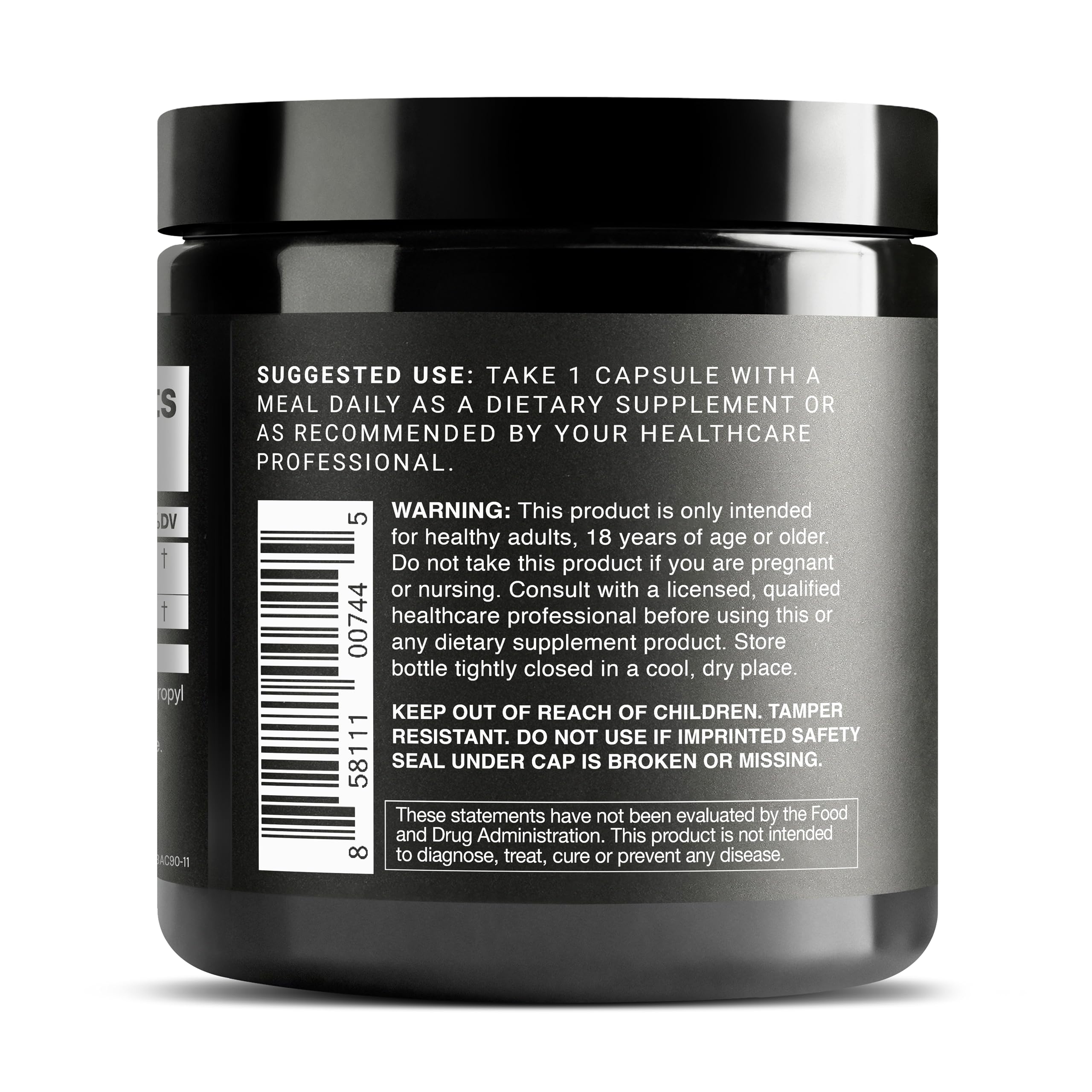 Toniiq Bacopa ingredient panel emphasizing bacoside content.