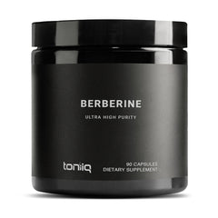Toniiq Berberine HCl bottle with capsules for daily wellness support