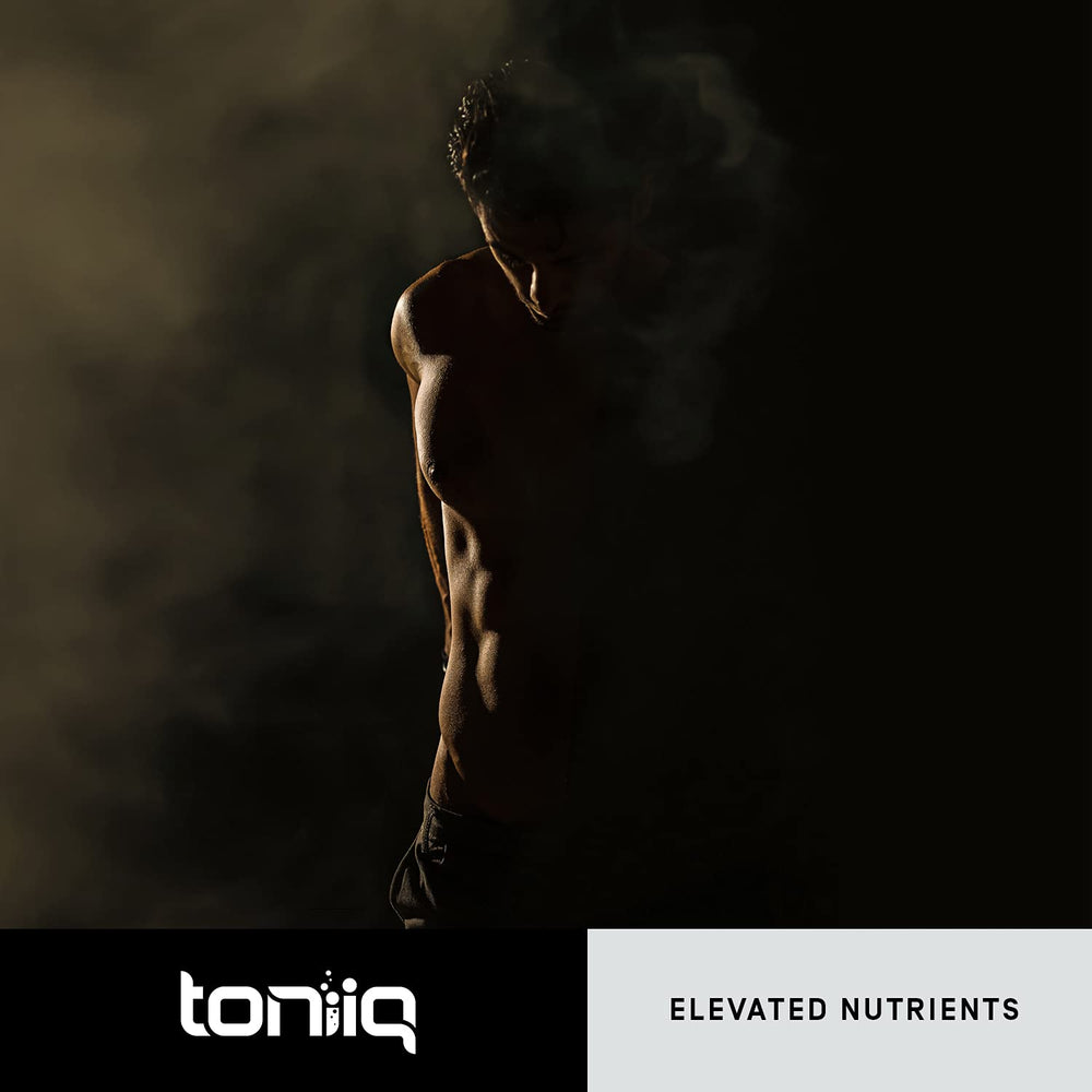 Toniiq DHEA 100mg daily capsules in a bottle suggest easy daily routine