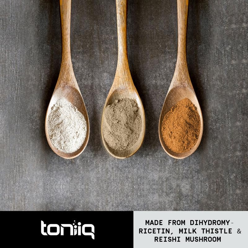 Toniiq Ease with DHM capsules in hand emphasizing convenience