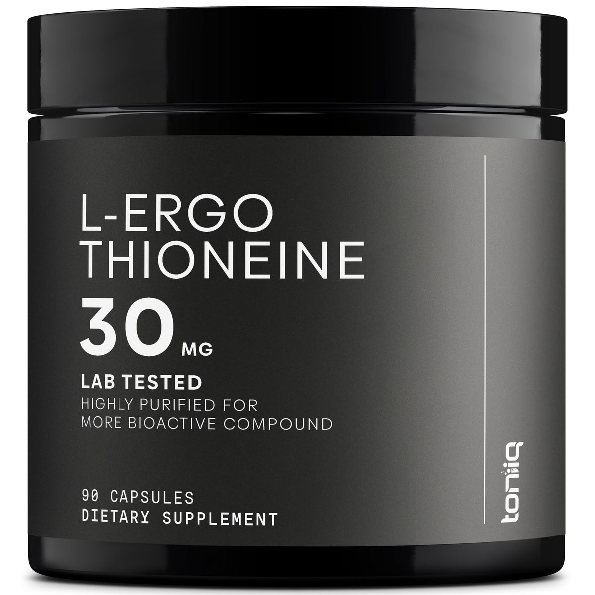 Toniiq Ergothioneine MitoPrime 30mg bottle supports daily antioxidant potential.