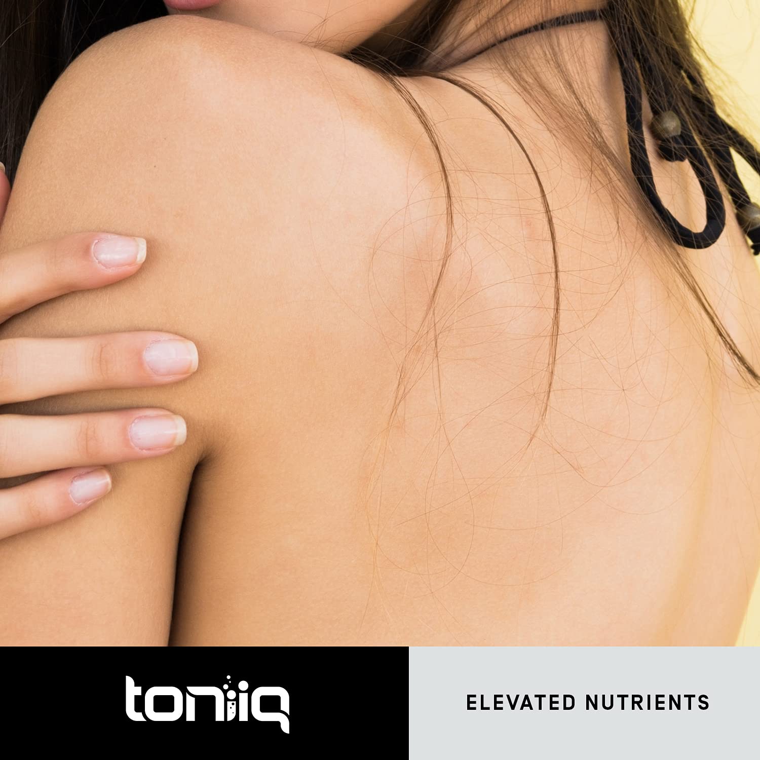 Toniiq Glutathione transparent container showing capsules for easy access.