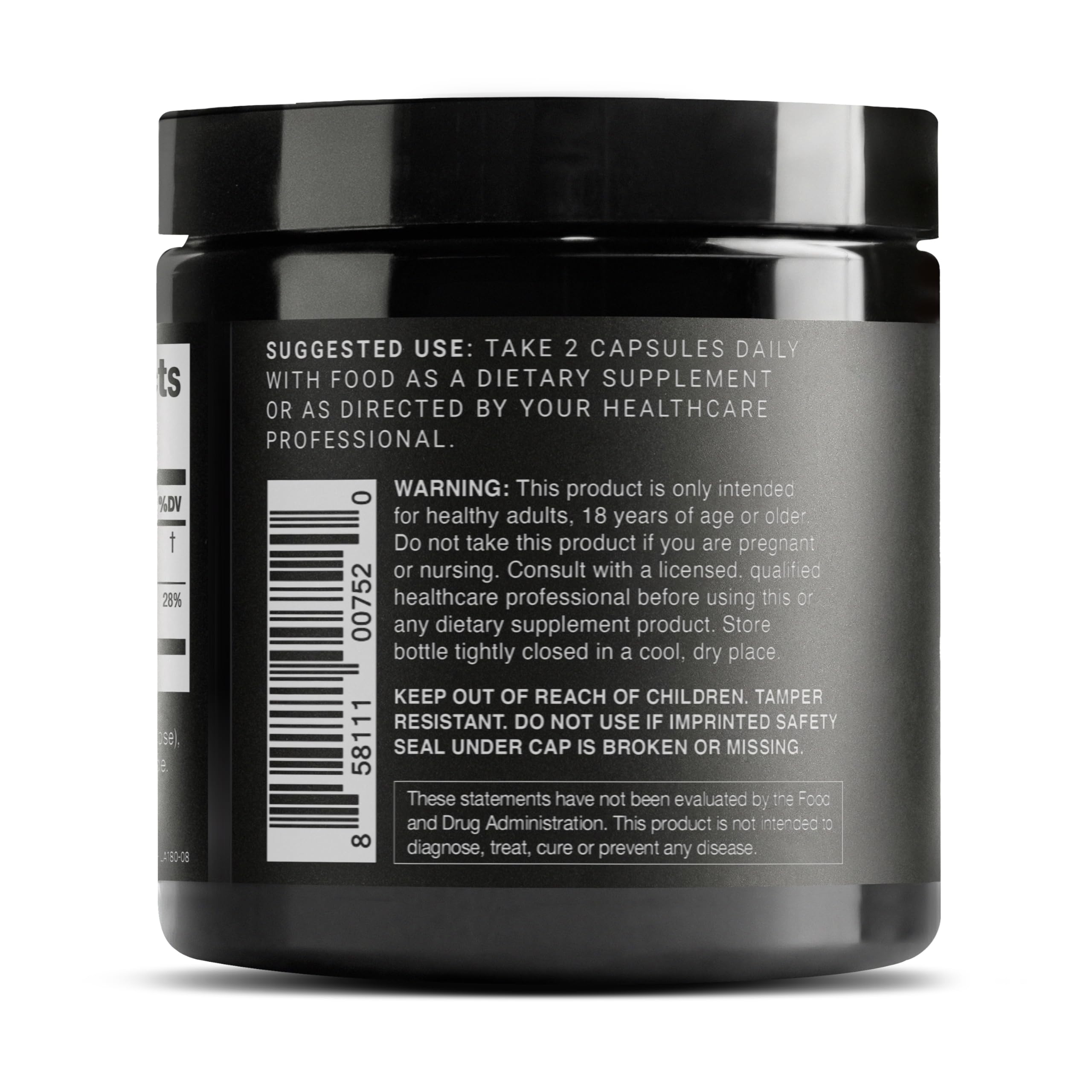 Toniiq Hyaluronic Acid with Vitamin C blend label emphasizing enhanced bioavailability