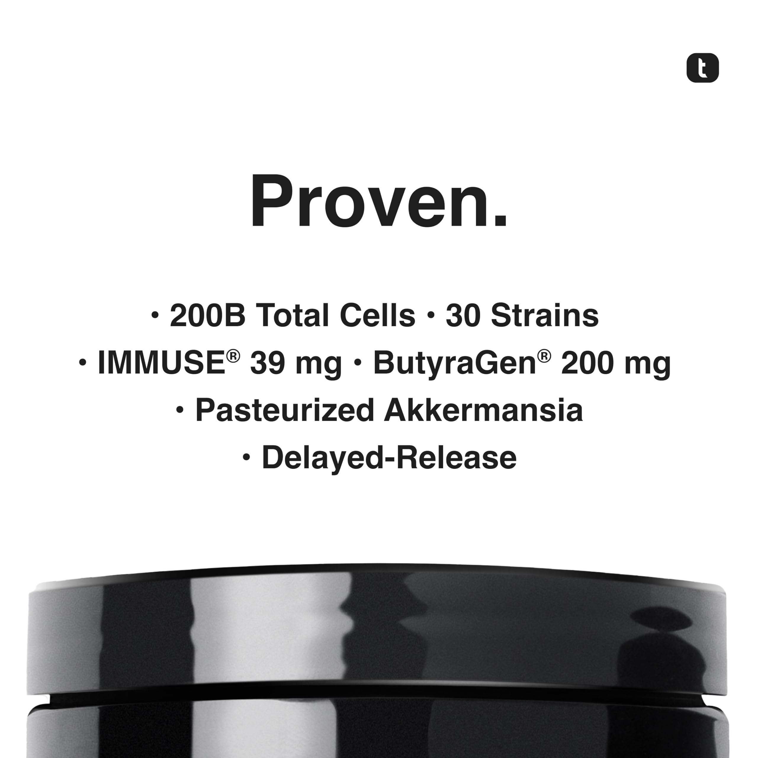 Toniiq IMMUSE LC-Plasma postbiotic amber bottle promotes stable postbiotic quality.