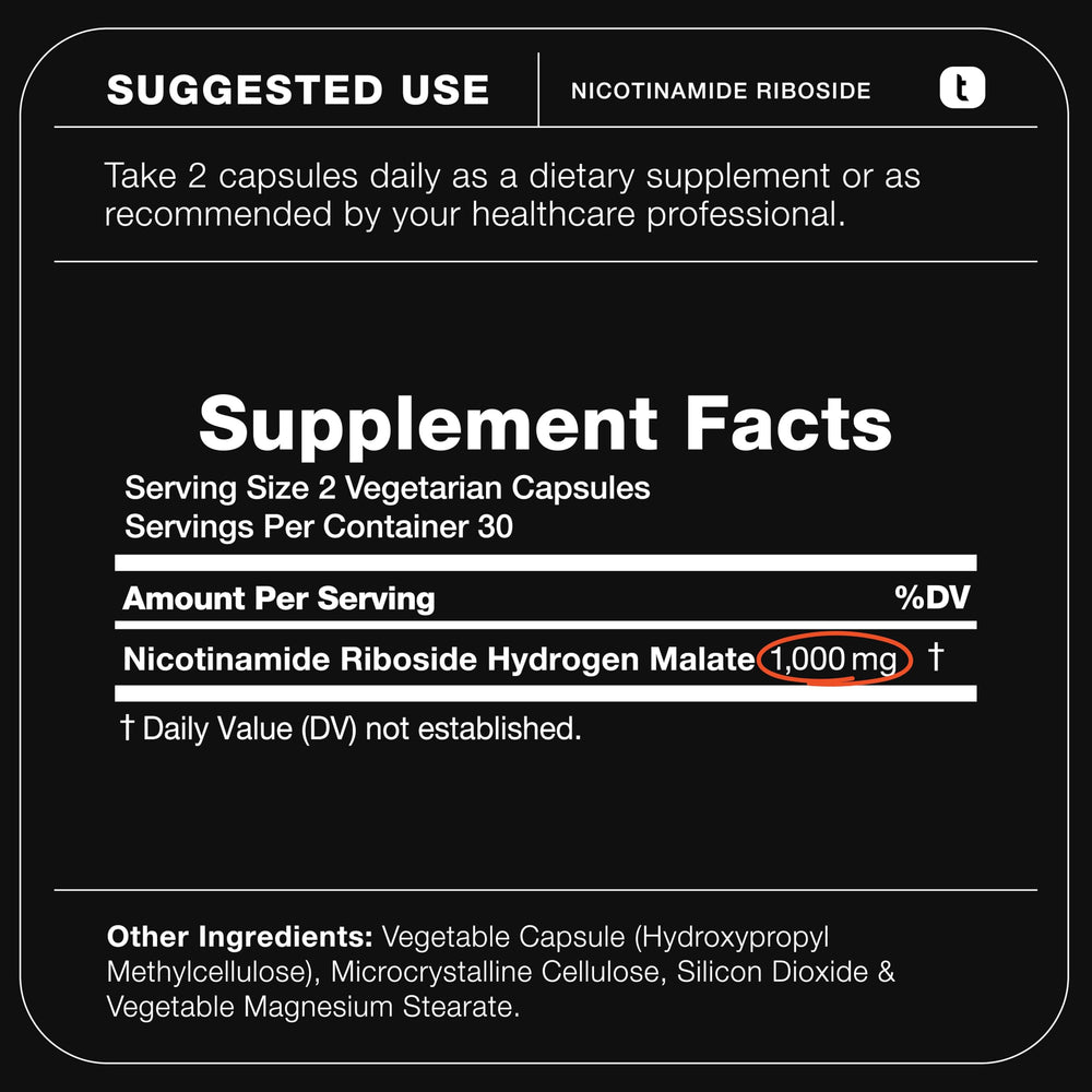 Toniiq vegan capsules close-up highlighting plant-based, no-fill formulation