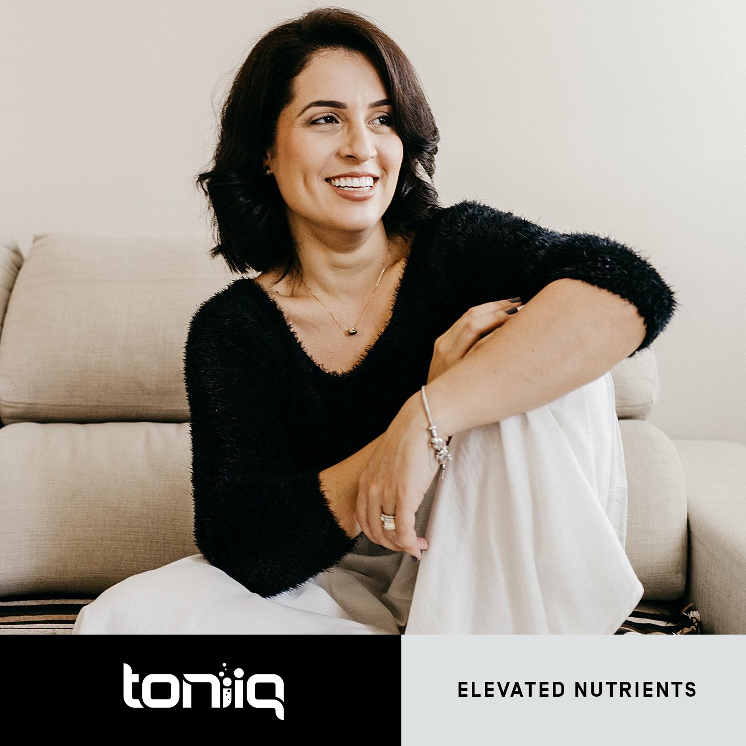 Toniiq packaging logo and bottle design