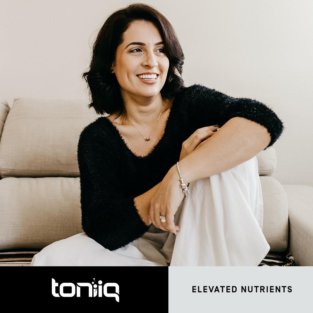 Toniiq packaging logo and bottle design