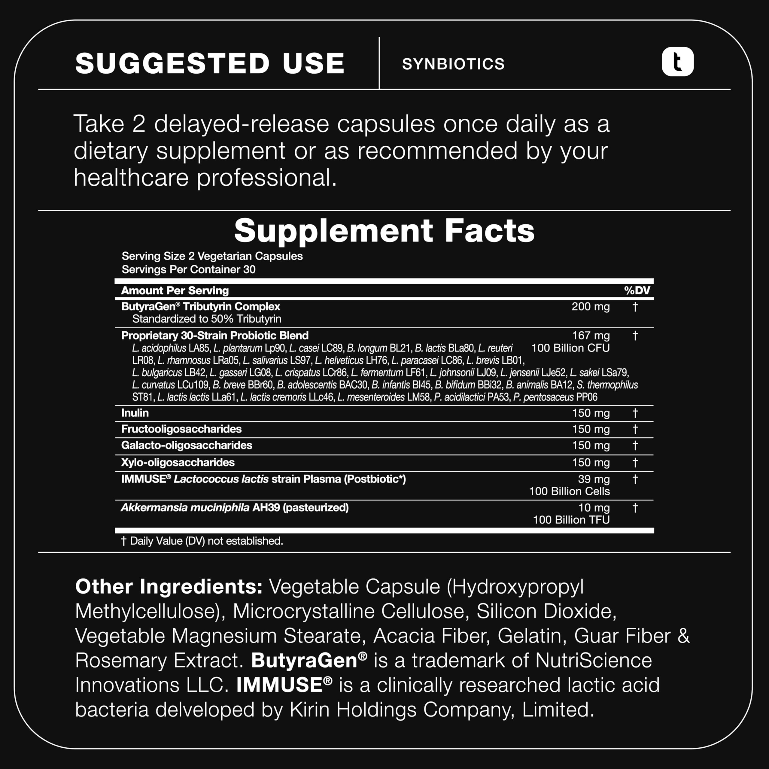 Toniiq prebiotic fiber blend scoop emphasizes gentle, low-bloat formula.