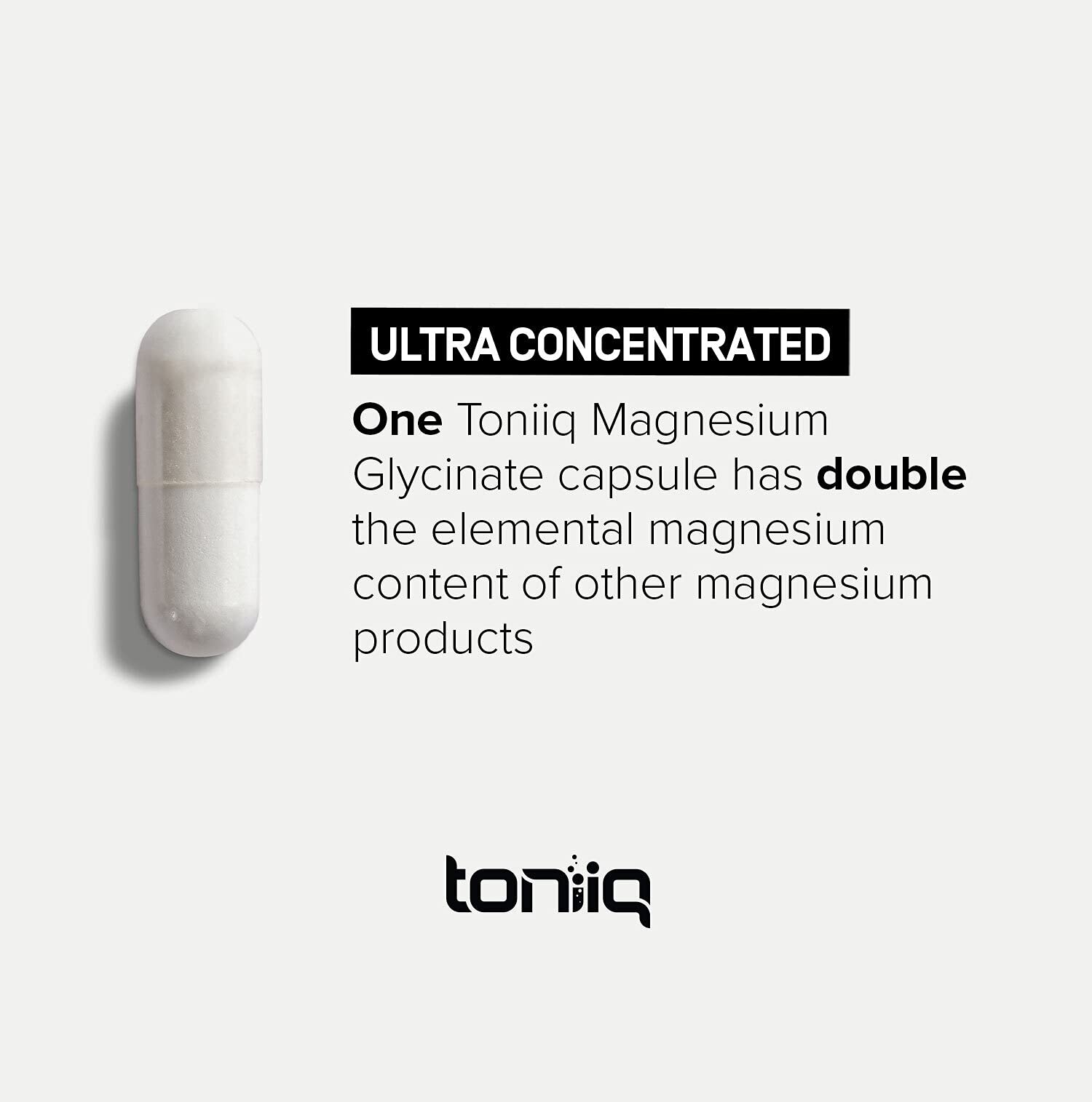 Toniiq purity test results displayed for batch quality and purity.